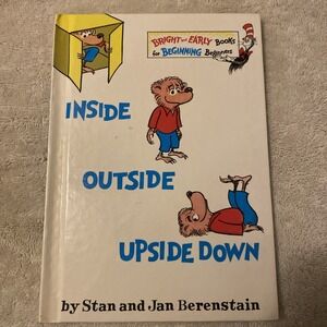 Dr. Seuss Inside Outside Upside Down Hardcover book-Stan and Jan Berenstain-1968